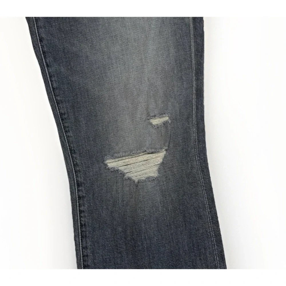 MOTHER The Insider Crop Step Fray Jeans Ace Of Spades Raw Hem Distressed Size 30